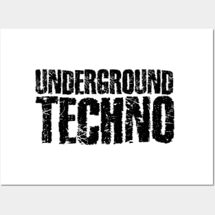 Underground Techno Posters and Art